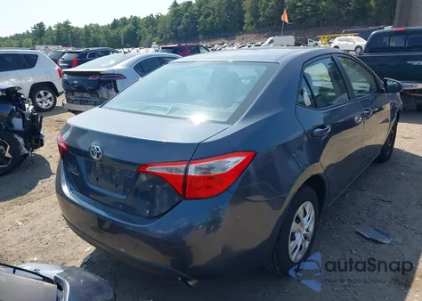 2016 Toyota Corolla L from USA, damaged, VIN 2T1BURHE9GC718230